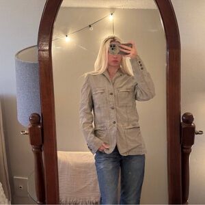 Le Chateau Beige Utility Jacket
